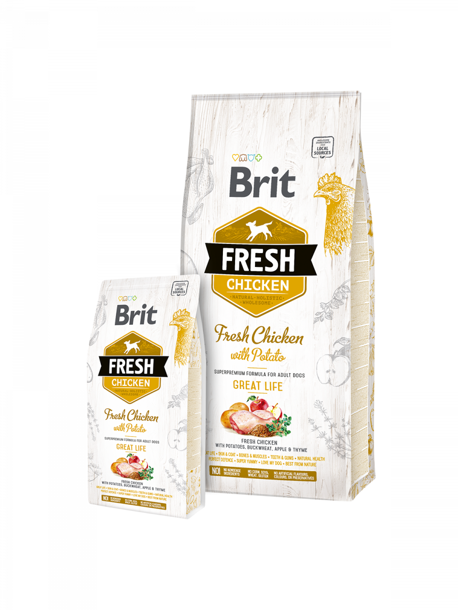 Brit Fresh adulto Pollo patata