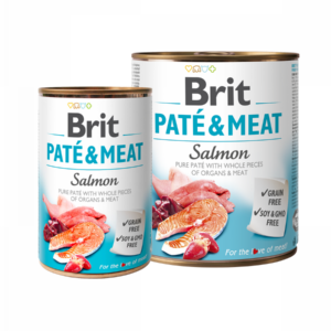 BRIT PATE & MEAT SALMON 400 G