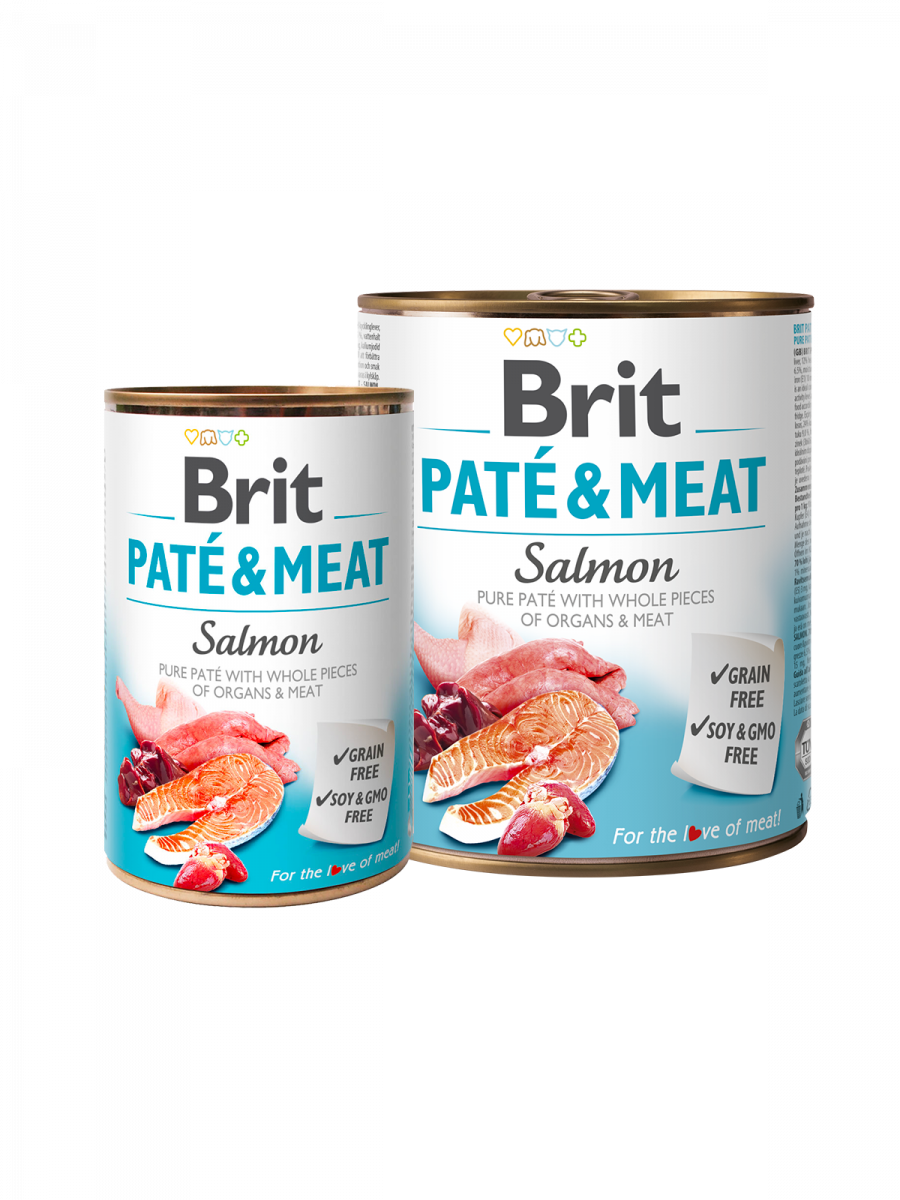 BRIT PATE & MEAT SALMON 400 G